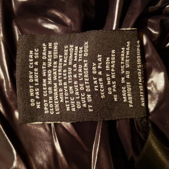 Nwt Aqua Lacquer Down Puffer Jacket In Onyx - Picture 12 of 12